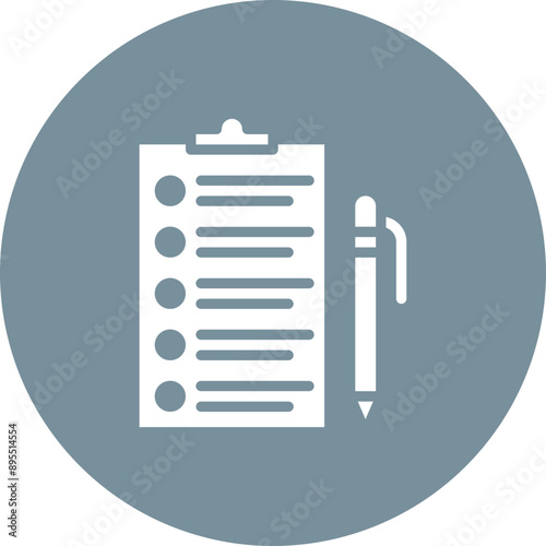 Application Form icon vector image. Can be used for Hiring Process.