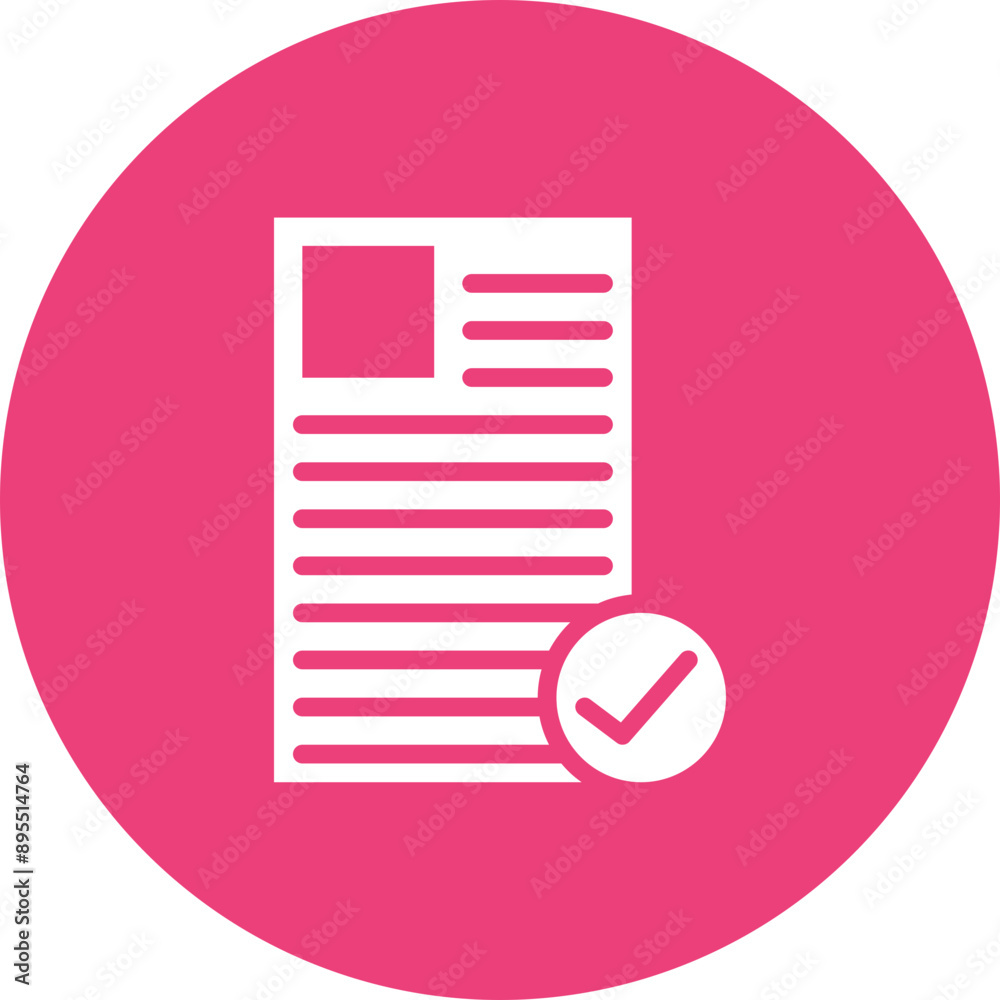 Reference Check icon vector image. Can be used for Hiring Process. Reference Check icon vector image. Can be used for Hiring Process.