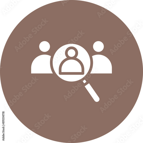 Hiring Team icon vector image. Can be used for Hiring Process.