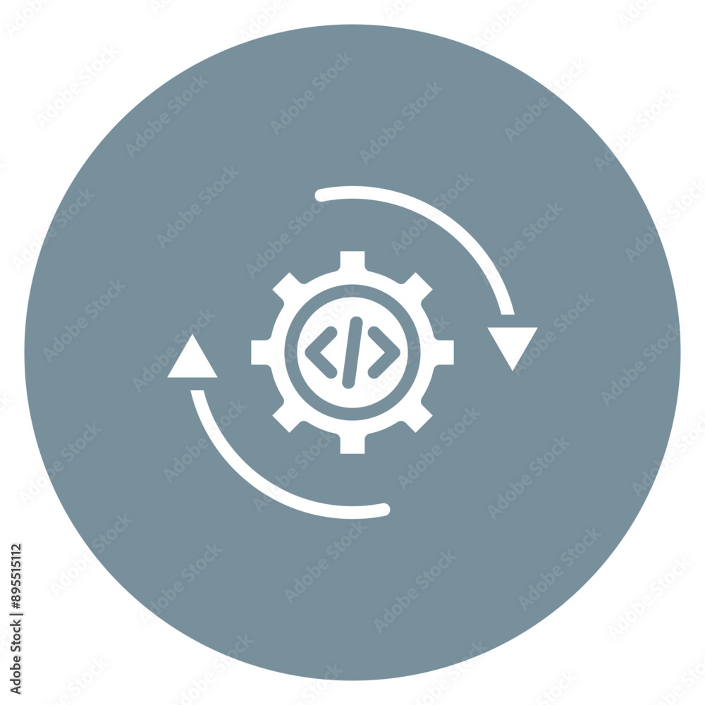 Continuous Integration icon vector image. Can be used for Software Testing. Continuous Integration icon vector image. Can be used for Software Testing.