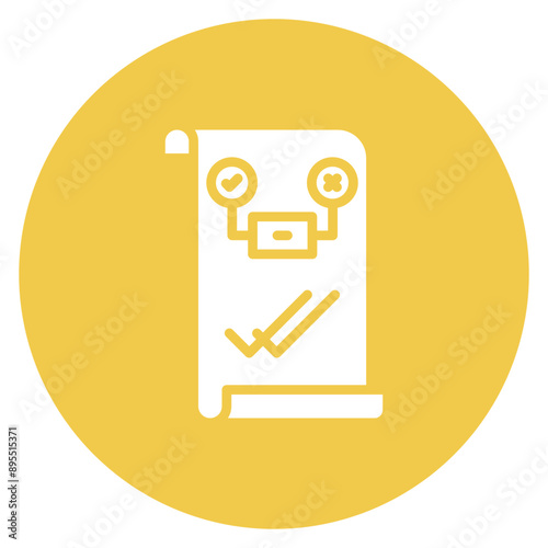 Test Validation icon vector image. Can be used for Software Testing.