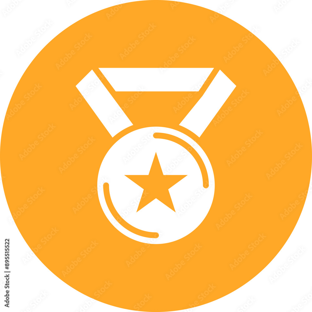 Medal icon vector image. Can be used for Track and Field. Medal icon vector image. Can be used for Track and Field.