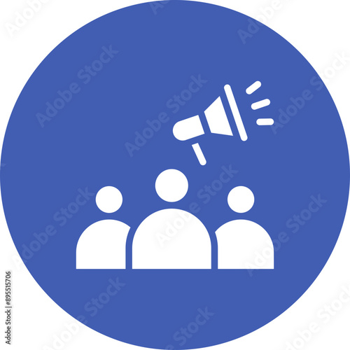 Advocacy icon vector image. Can be used for ADHD.