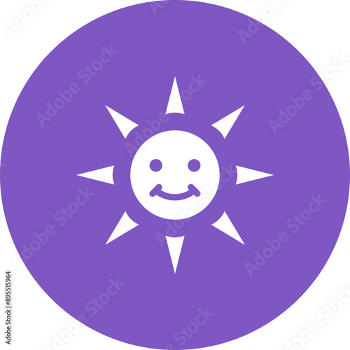 Before Sun icon vector image. Can be used for Skin Burns.