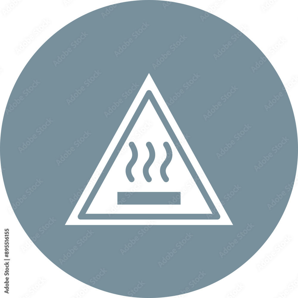 Hot Surface icon vector image. Can be used for Skin Burns. Hot Surface icon vector image. Can be used for Skin Burns.
