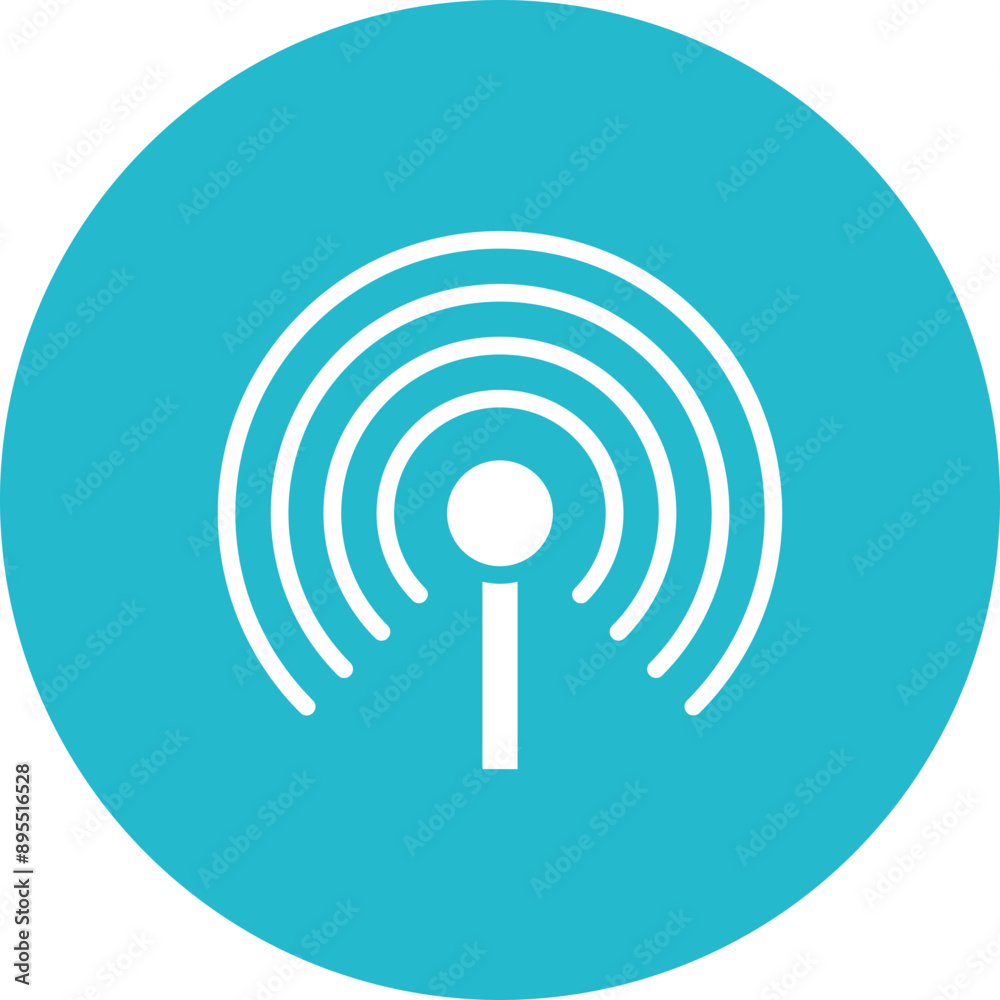 Radio Waves icon vector image. Can be used for Press Freedom Day. Radio Waves icon vector image. Can be used for Press Freedom Day.