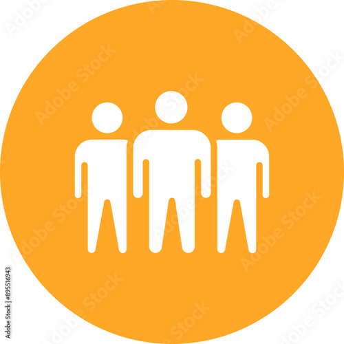 Bystander Effect icon vector image. Can be used for Bullying in Society.