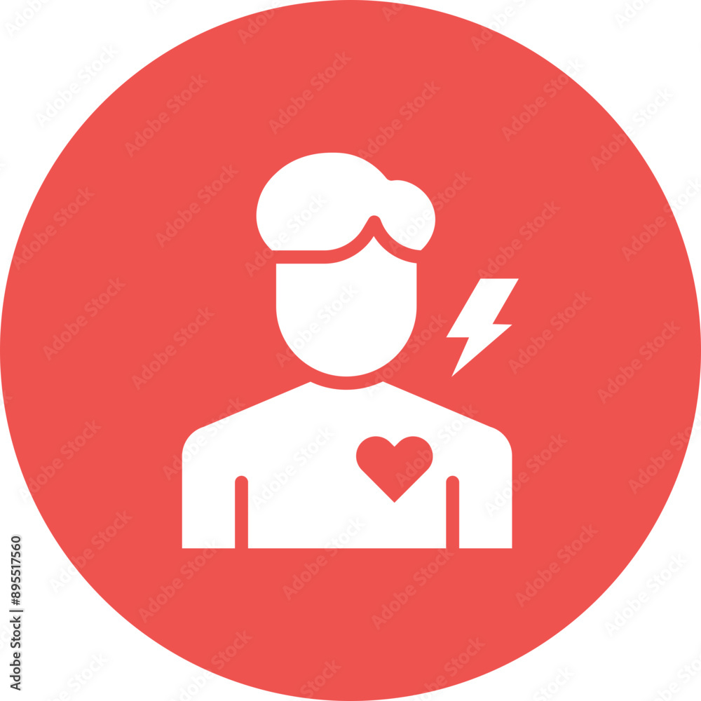 Chest Tightness icon vector image. Can be used for Allergy Symptoms. Chest Tightness icon vector image. Can be used for Allergy Symptoms.