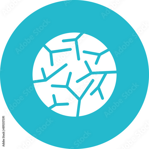 Dry Skin icon vector image. Can be used for Allergy Symptoms.