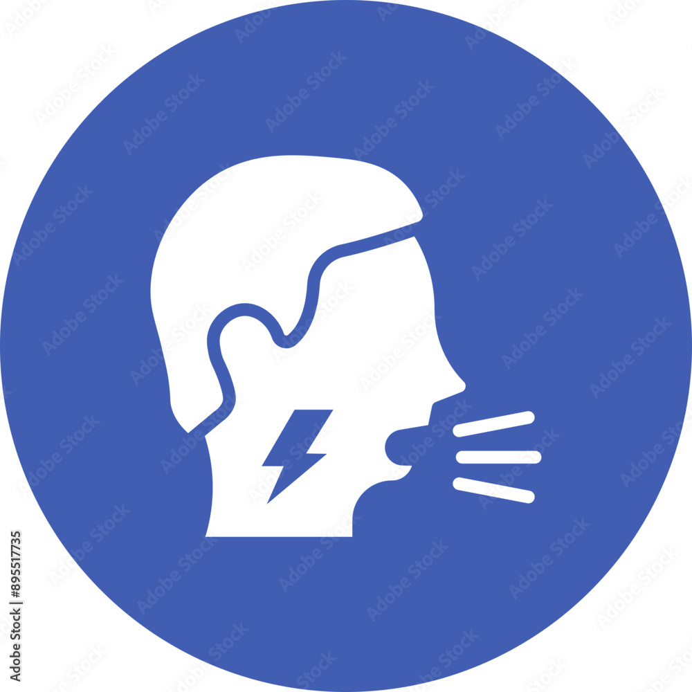 Wheezing icon vector image. Can be used for Allergy Symptoms. Wheezing icon vector image. Can be used for Allergy Symptoms.