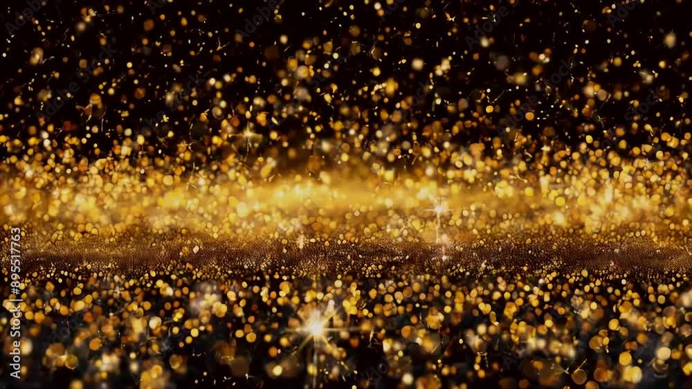 gold glitter motion