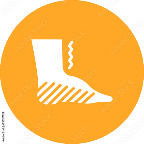 Swelling icon vector image. Can be used for Allergy Symptoms.
