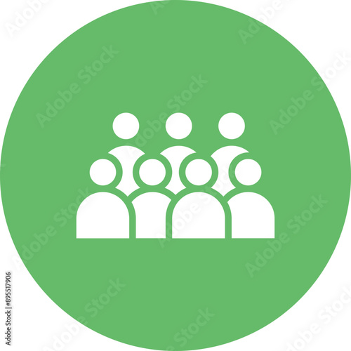 Groups icon vector image. Can be used for Social Relationship.