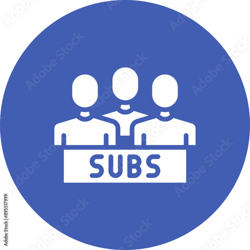 Subscribers icon vector image. Can be used for Social Relationship.