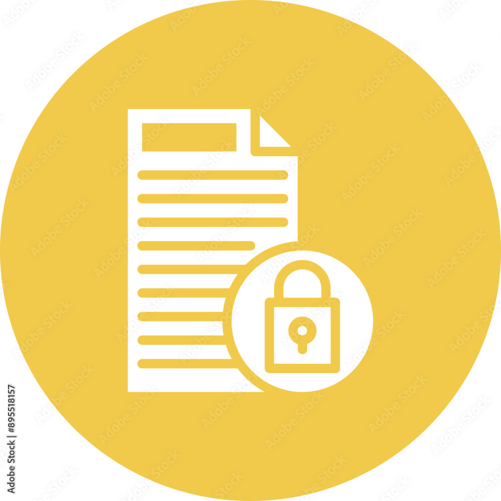 Confidential icon vector image. Can be used for Compilance and Regulation. Confidential icon vector image. Can be used for Compilance and Regulation.