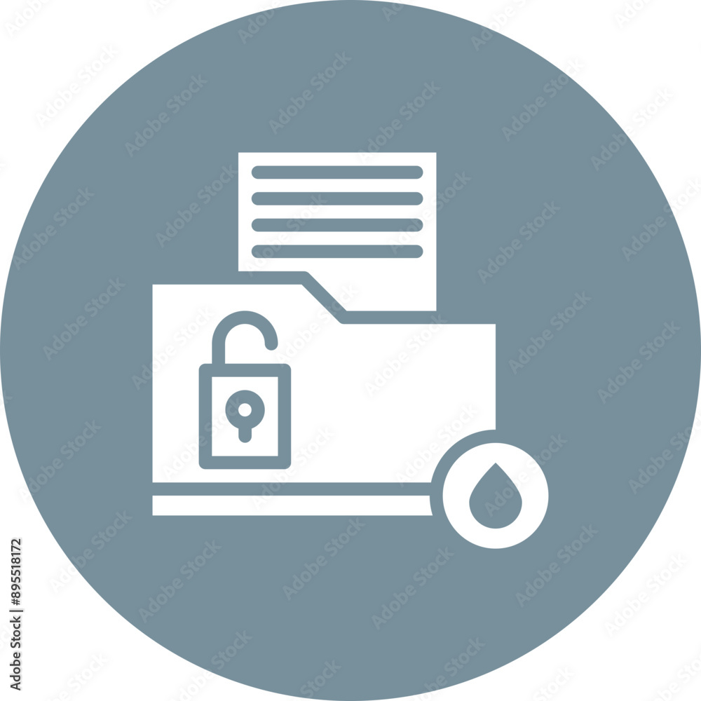 Data Leak icon vector image. Can be used for Compilance and Regulation. Data Leak icon vector image. Can be used for Compilance and Regulation.