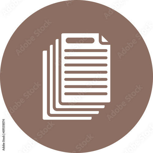 Document icon vector image. Can be used for Compilance and Regulation.