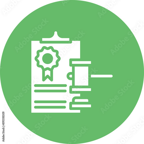 Regulatory Body icon vector image. Can be used for Compilance and Regulation.