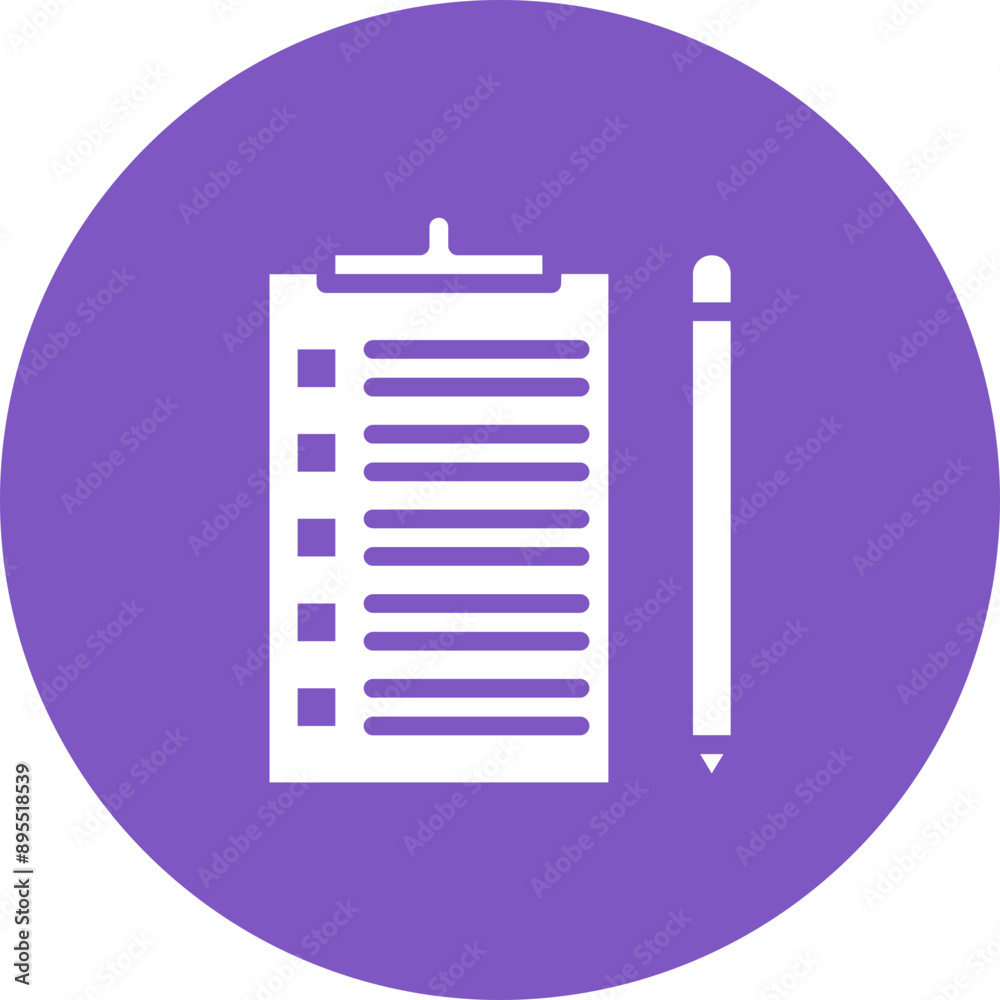 Questionnaire icon vector image. Can be used for Market Research. Questionnaire icon vector image. Can be used for Market Research.