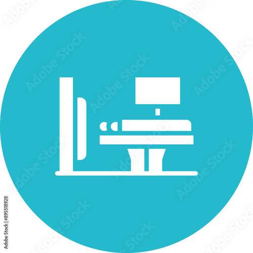 CT Scan icon vector image. Can be used for Medical Tests.
