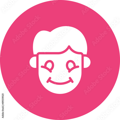 Grateful icon vector image. Can be used for Human Emotions.