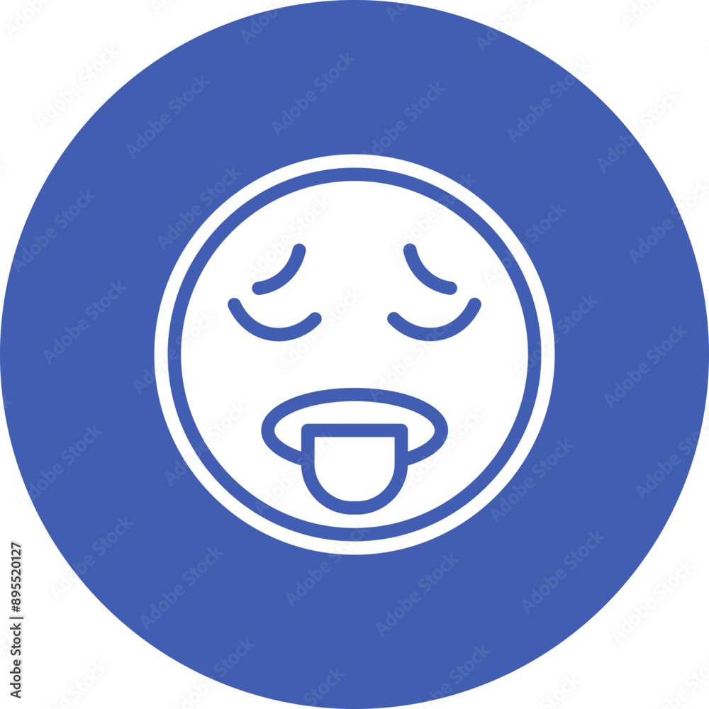 Exhausted icon vector image. Can be used for Burnout. Exhausted icon vector image. Can be used for Burnout.