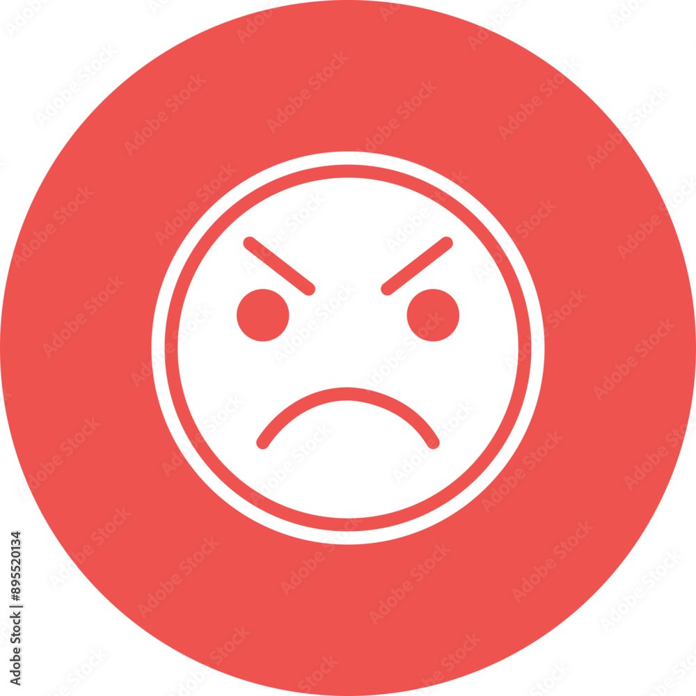 Frustration icon vector image. Can be used for Burnout. Frustration icon vector image. Can be used for Burnout.