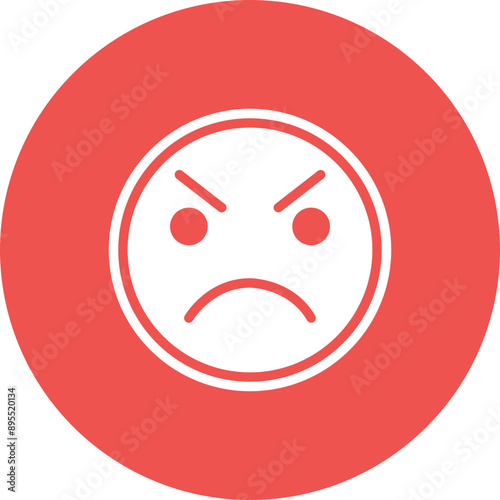 Frustration icon vector image. Can be used for Burnout.