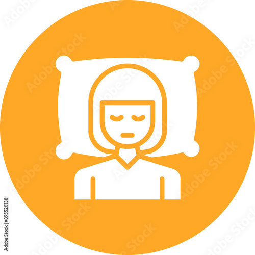 Insomnia icon vector image. Can be used for Burnout.
