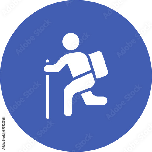 Wanderer icon vector image. Can be used for Urban Tribes.