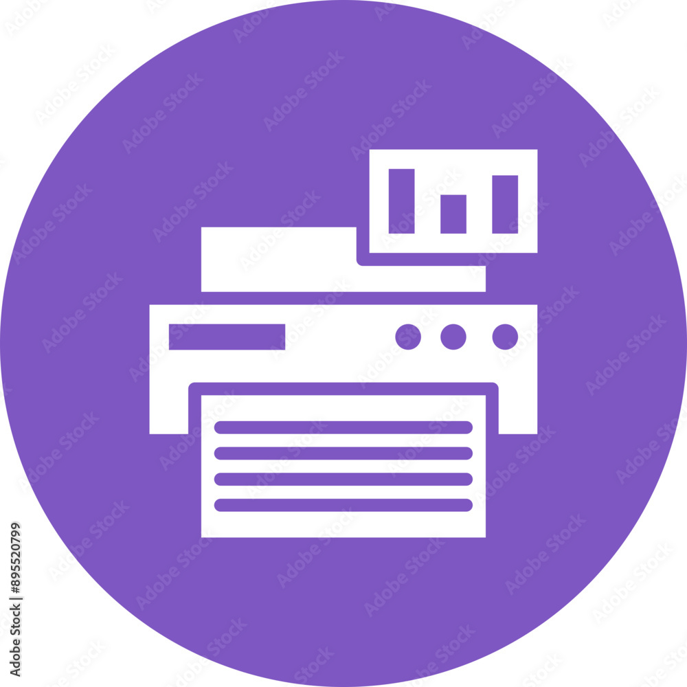 Print Progress icon vector image. Can be used for 3d Printing. Print Progress icon vector image. Can be used for 3d Printing.