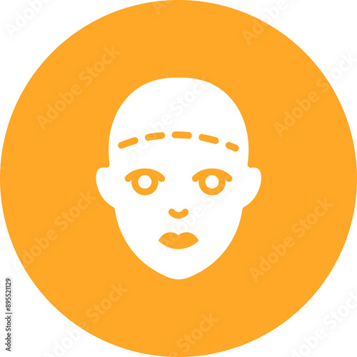 Facelift icon vector image. Can be used for Plastic and Cosmetic Surgery.