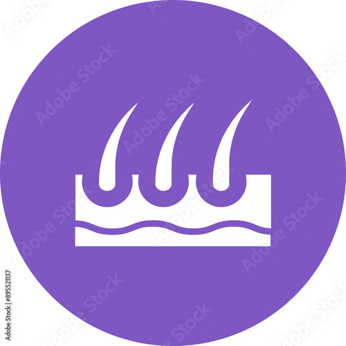 Hair Transplant icon vector image. Can be used for Plastic and Cosmetic Surgery.