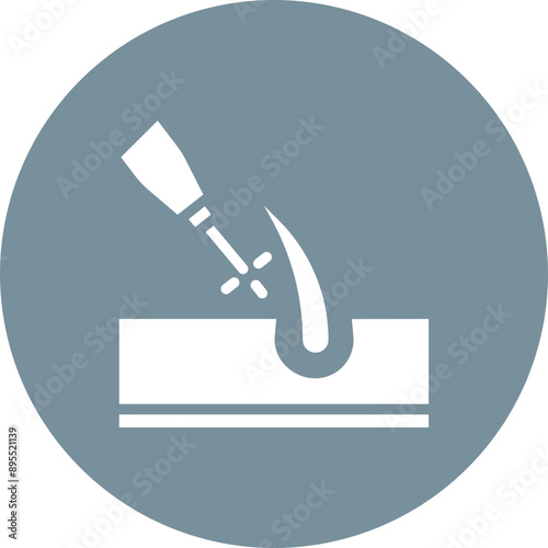 Laser Hair Removal icon vector image. Can be used for Plastic and Cosmetic Surgery.