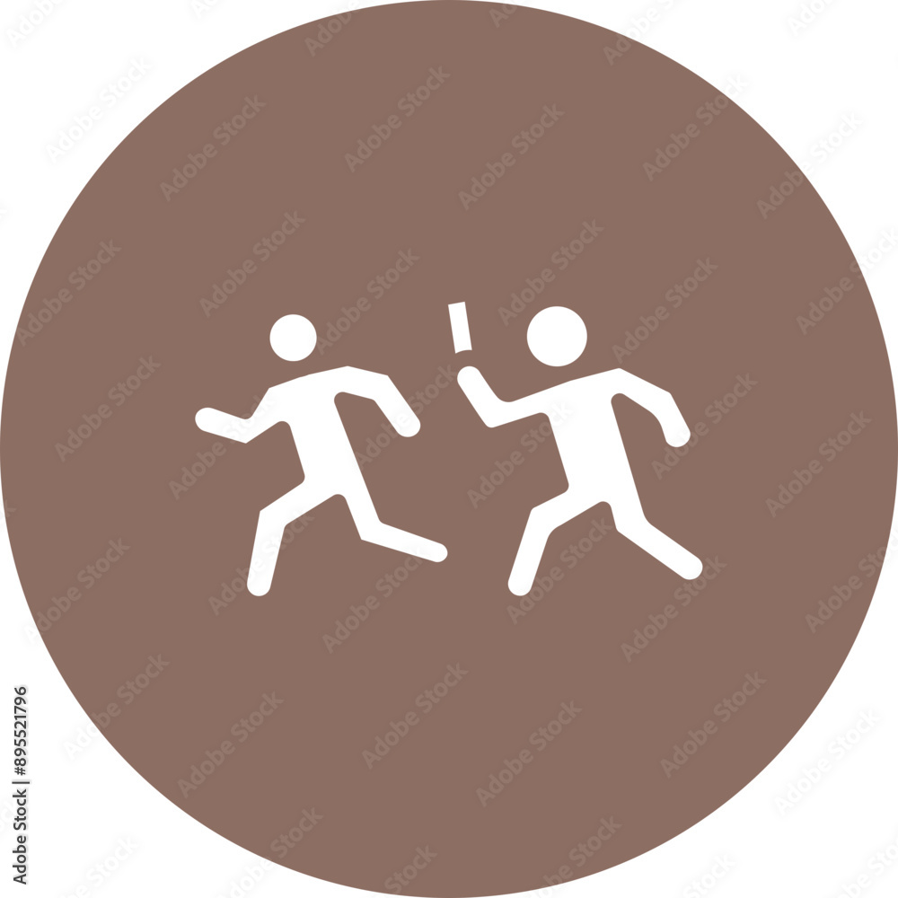 Relay Baton icon vector image. Can be used for Marathon. Relay Baton icon vector image. Can be used for Marathon.