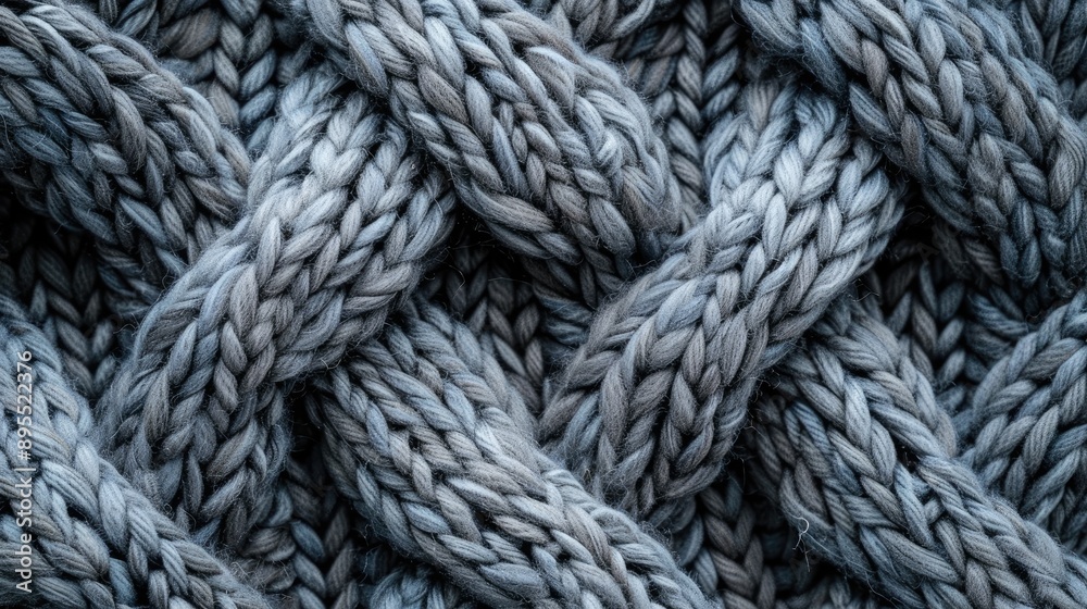 gray wool knit pattern