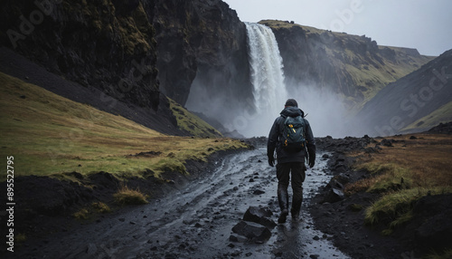 Iceland Roams in Rainy Winter: The Discoverer's Jaunt Overwhelmed in Landslide