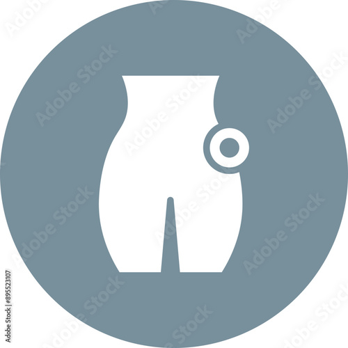 Sciatica icon vector image. Can be used for Body Ache.
