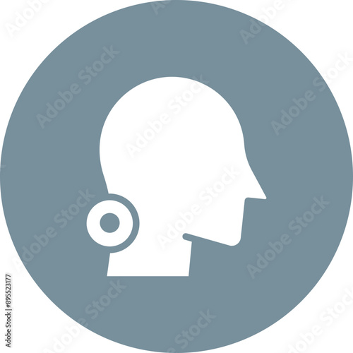 Whiplash icon vector image. Can be used for Body Ache.