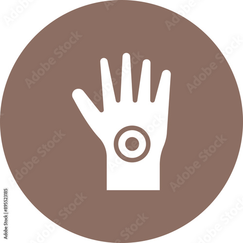 Wrist Pain icon vector image. Can be used for Body Ache.