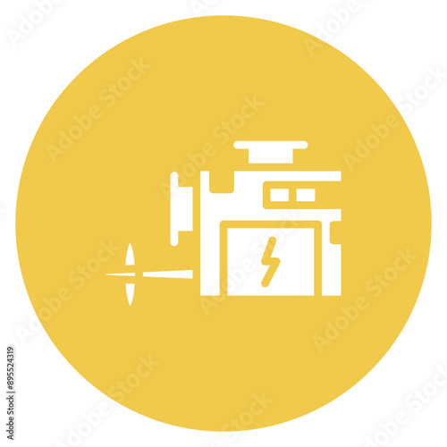 Ship Engine icon vector image. Can be used for Cruiser.