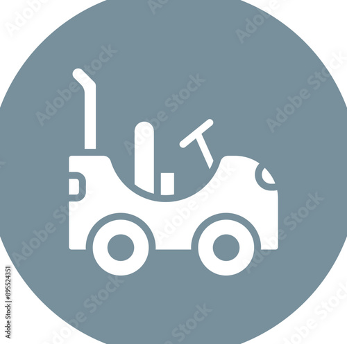 Baby Car icon vector image. Can be used for Raising Children.