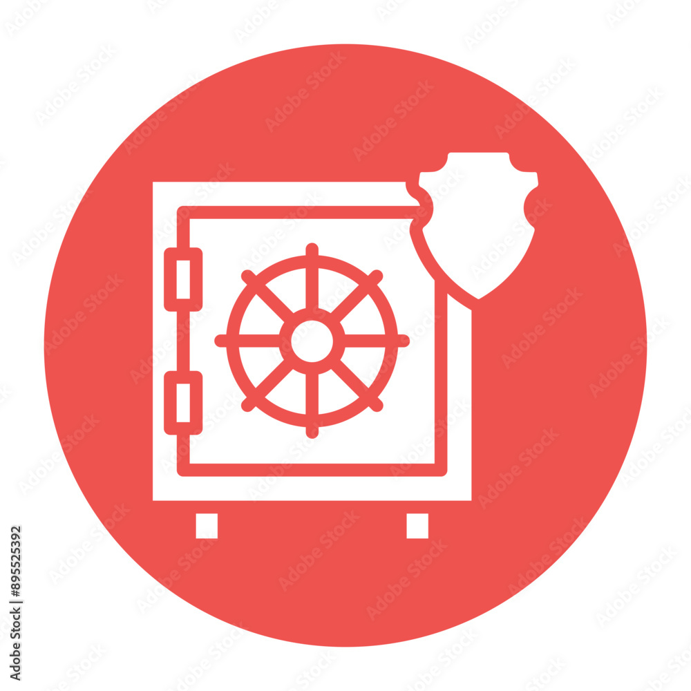 Cyber vault icon vector image. Can be used for Information Security. Cyber vault icon vector image. Can be used for Information Security.