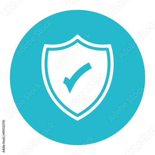 Shield icon vector image. Can be used for Information Security.