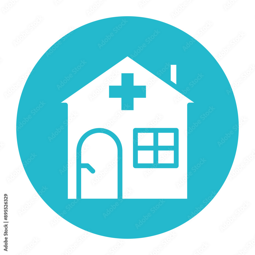 Nursing Home icon vector image. Can be used for Psychiatric Hospitals. Nursing Home icon vector image. Can be used for Psychiatric Hospitals.