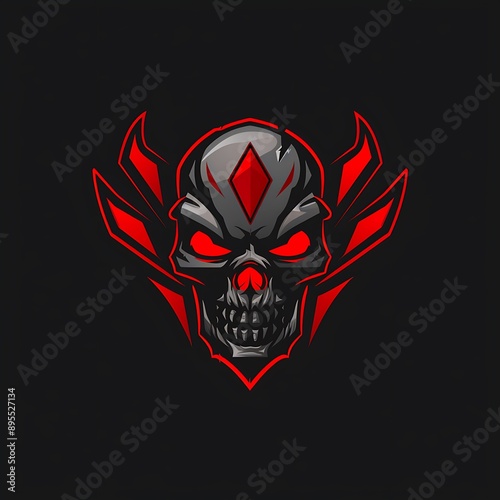 Red Skull Logo Design