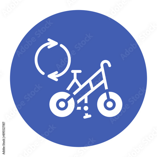 Bike Sharing icon vector image. Can be used for Eco Development.