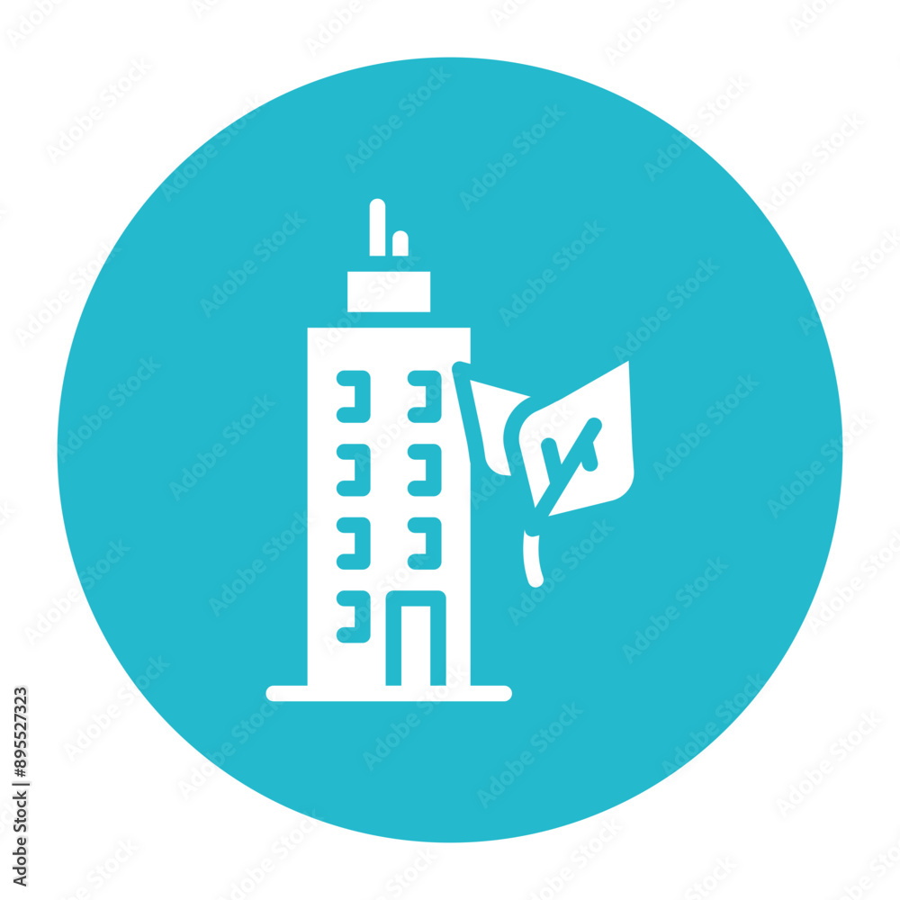 Green Building icon vector image. Can be used for Eco Development. Green Building icon vector image. Can be used for Eco Development.