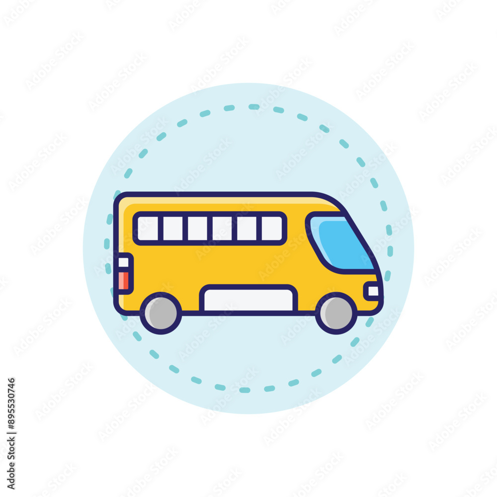 Bus vector icon Bus vector icon