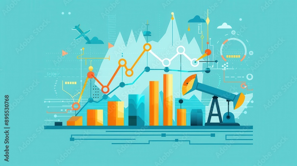 Global oil prices, cost surge visualization Global oil prices, cost surge visualization